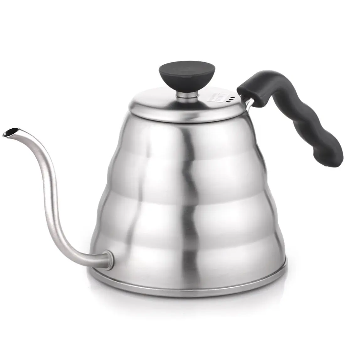 HARIO V60 Buono Stovetop Gooseneck Kettle, 1.2L Silver | Precise Pouring for Coffee & Tea - main product image