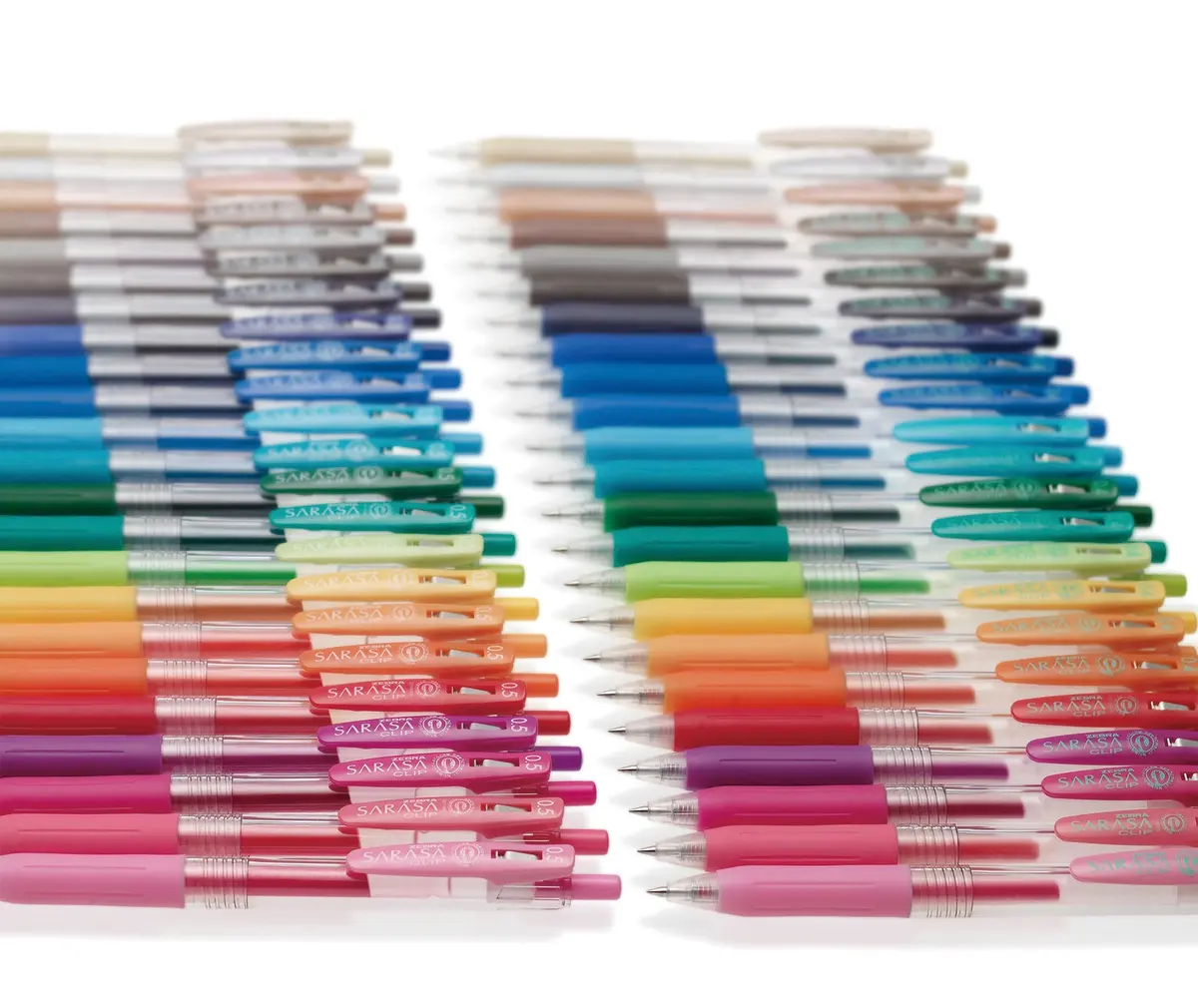 ゼブラ Sarasa Push Clip Gel Ink Pen - 0.5 mm | 10 Vibrant Colors for Office & Notes - view 3