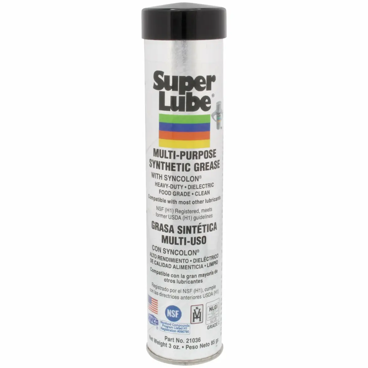 Super Lube Multi-Purpose Synthetic Grease 88.7 ml (3 oz Cartridge) | NSF Certified Food Grade Lubricant for Industrial & Home Use - main product image