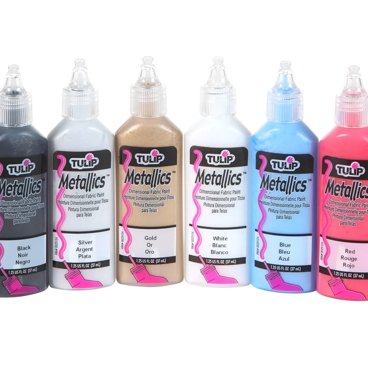 Tulip Puff Fabric Paint, Metallic, 1.25 fl oz (36.88 ml) | Precise, Water-Resistant, Metallic Finish - view 4