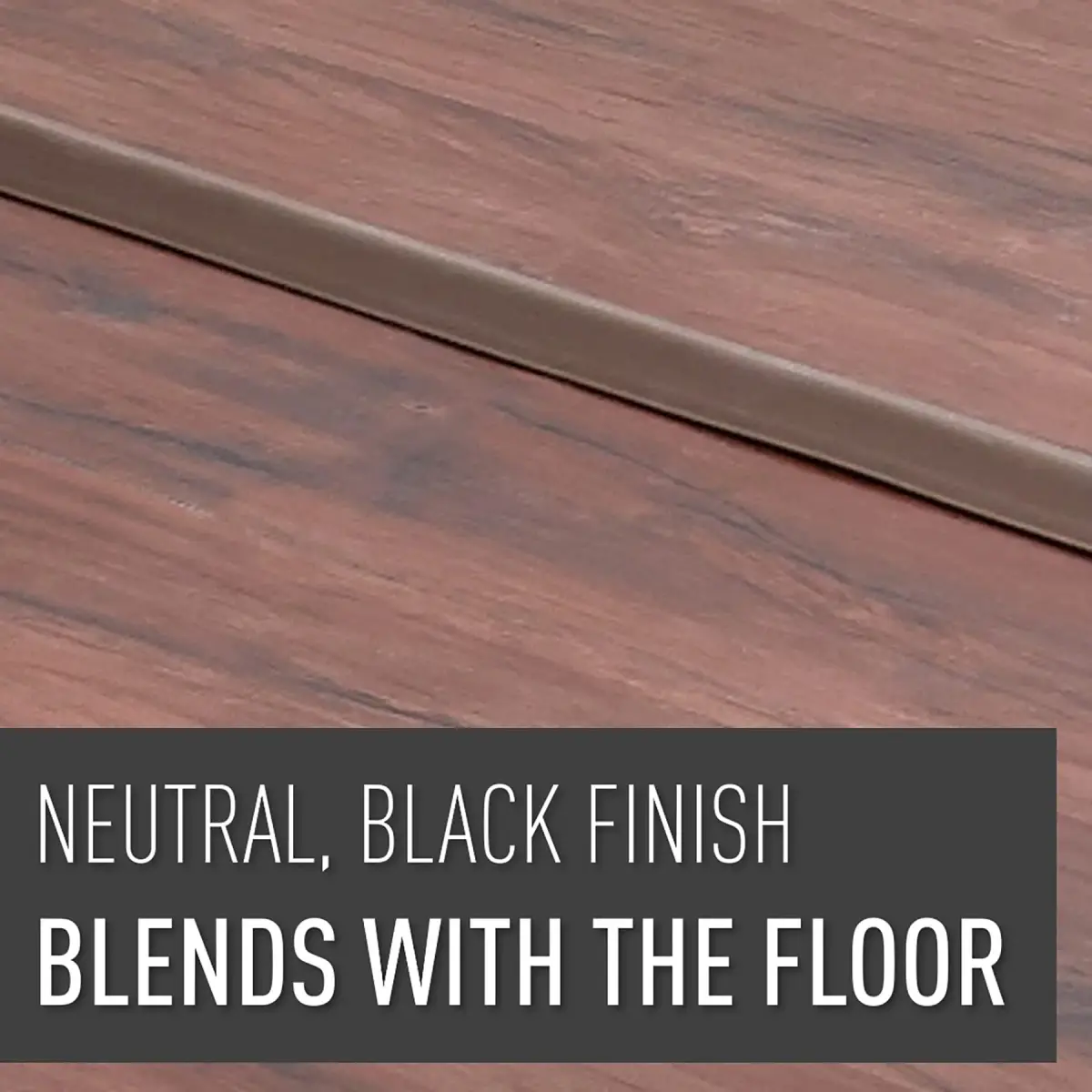 Wiremold Corduct 15 ft (4.57 m) Over Floor Cord Cover Brown | Trip-Free Cable Management - view 7
