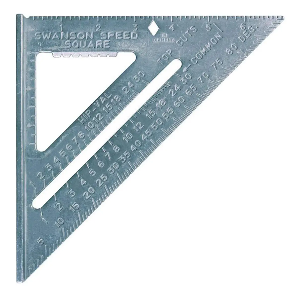 Swanson Tool Co., Inc Speed Square Aluminum 7.2 inches Blue | Accurate Layout Tool for Carpenters - main product image