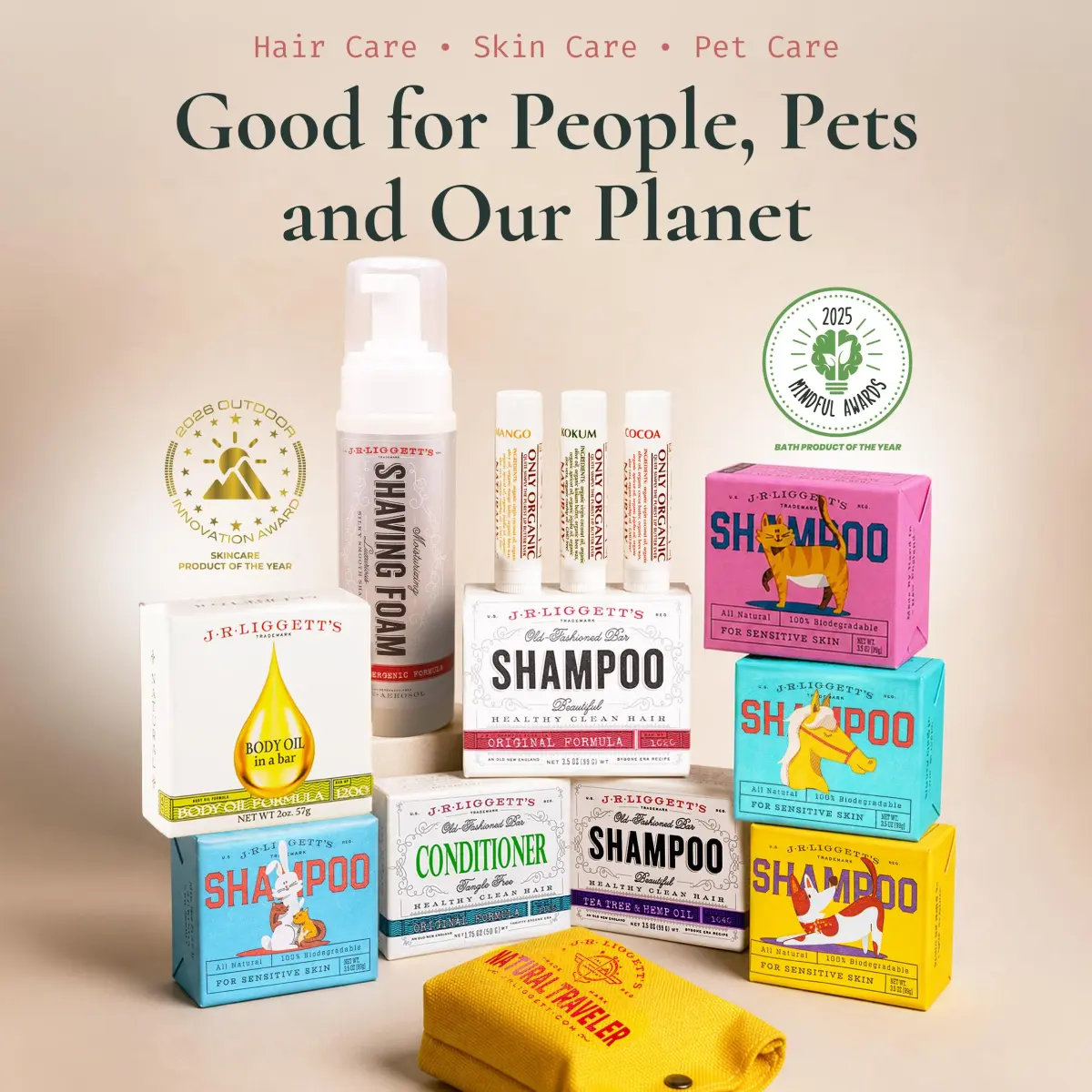 J·R·LIGGETT'S Natural Shampoo Bar 3.5 oz (1-pack) | Moisturizing Hair Formula for Dry, Damaged Hair - view 7