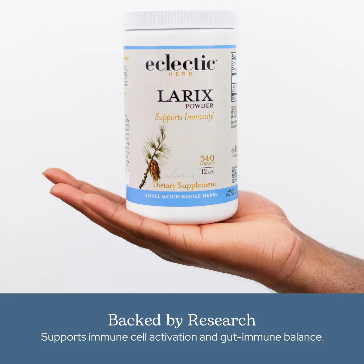 Eclectic Herb Organic Larix Powder 12 oz | Immune + Gut Support, Vegan, Non-GMO - view 5
