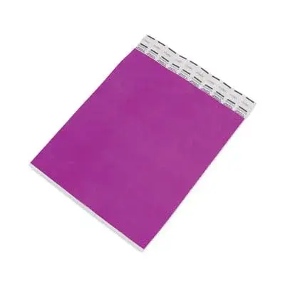 Advantus Tyvek Numbered Wristbands Purple 100-Pack | Sequential Admission Control - view 2