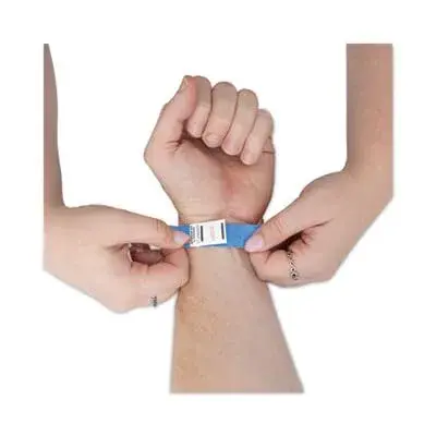 Advantus Sequentially Numbered Crowd Management Wristbands, Blue, 100/Pack | Essential for Event Access Control - view 6