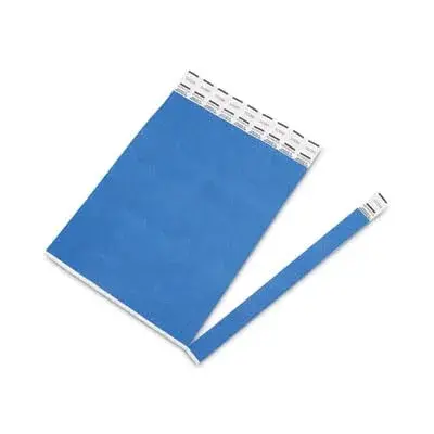 Advantus Sequentially Numbered Crowd Management Wristbands, Blue, 100/Pack | Essential for Event Access Control - view 4