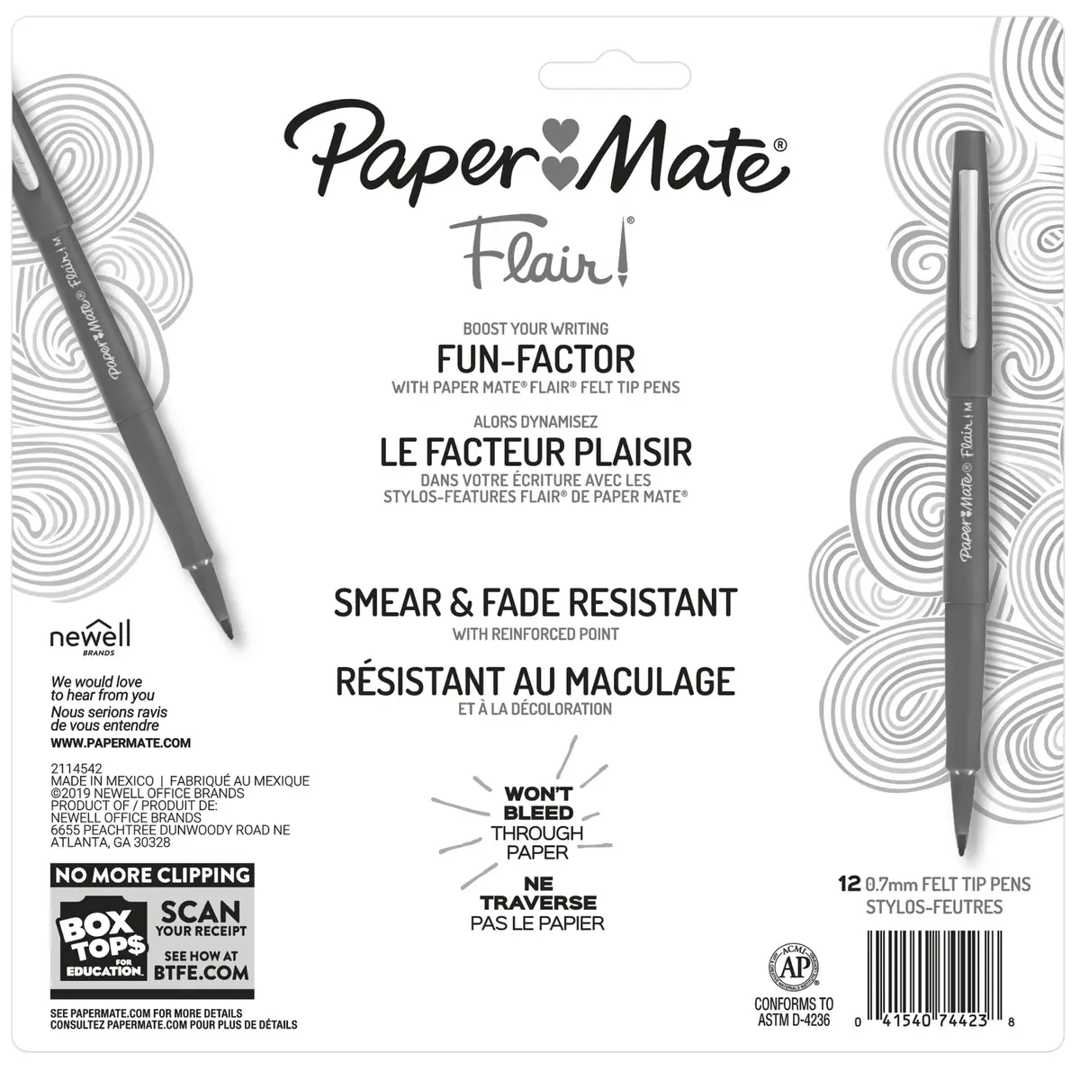 Paper Mate Flair Felt Tip Pens, Medium Point 0.7mm | Vibrant Colors for Arts & Crafts - view 9