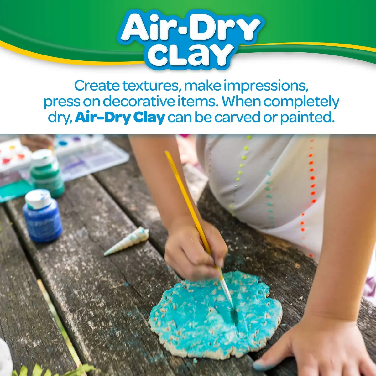 Crayola Air Dry Clay for Kids - White, 25 lb (11.3 kg) | Classroom Must-Haves, Bulk Modeling Clay for Sculpting & Molding - view 5