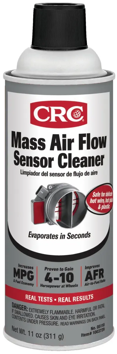 CRC Mass Air Flow Sensor Cleaner 325ml (11 fl oz) | Restores Horsepower & MPG - main product image