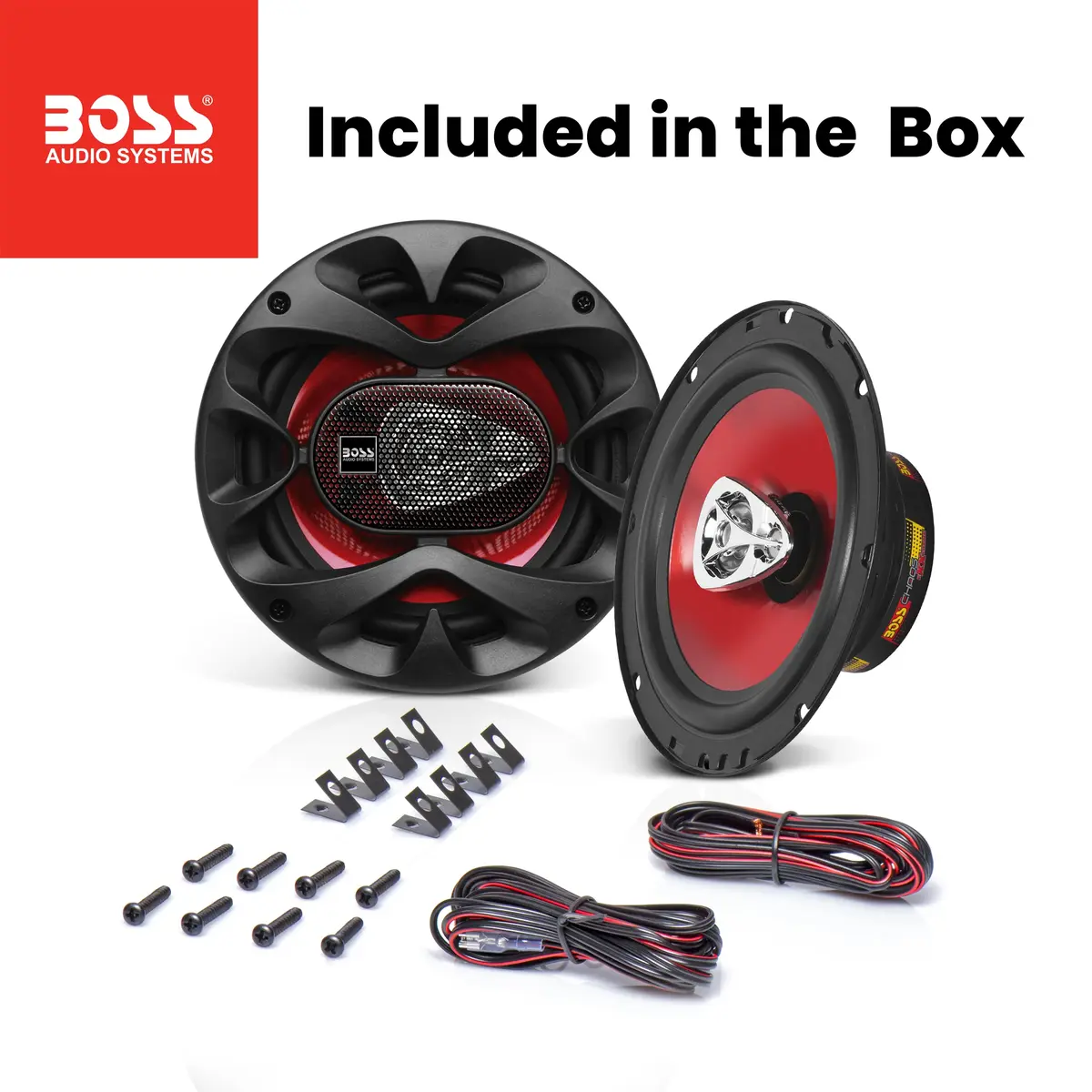 BOSS Audio Systems CH6530 6.5 Inch Car Speakers | 300 Watts, 3-Way, Full Range, Coaxial, 4 Ohms - view 6