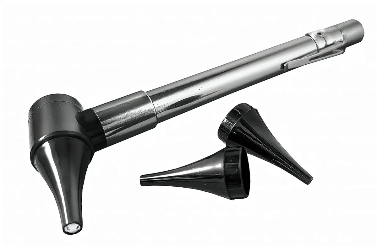 Doctor Mom Slimline Stainless LED Otoscope | Professional Healthcare Diagnostic Tool - main product image