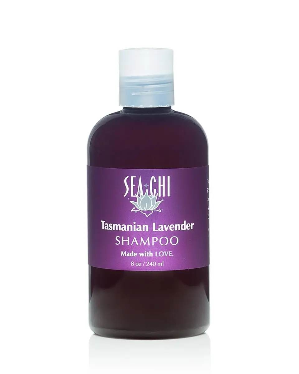 Sea Chi Organics Tasmanian Lavender Shampoo 8 oz | Plant-Based, Moisturizing & Sulfate-Free - main product image