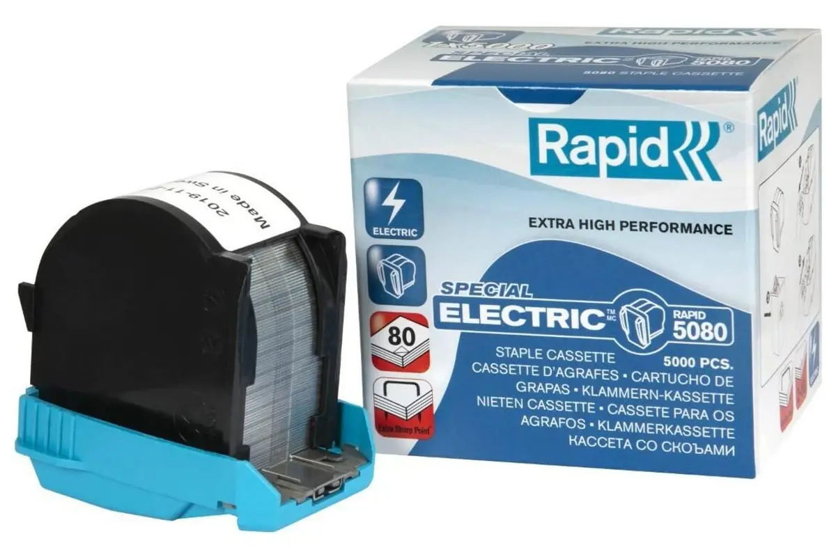 Rapid R5080 Staple Refill Cassette for Stapling up to 80 Sheets | Reliable Office Stapler Accessory - view 2