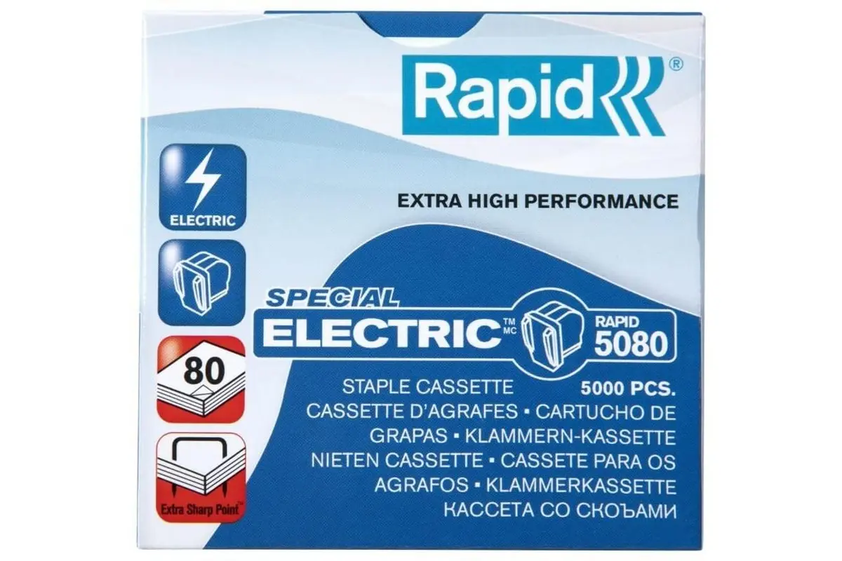 Rapid R5080 Staple Refill Cassette for Stapling up to 80 Sheets | Reliable Office Stapler Accessory - view 3