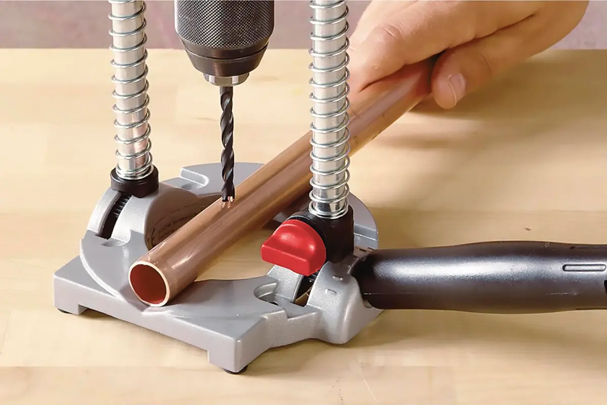 Richelieu Multi Angled Drill Guide Attachment with 3/8" Chuck Compatibility | Precision Drilling for On-Site Work - view 6