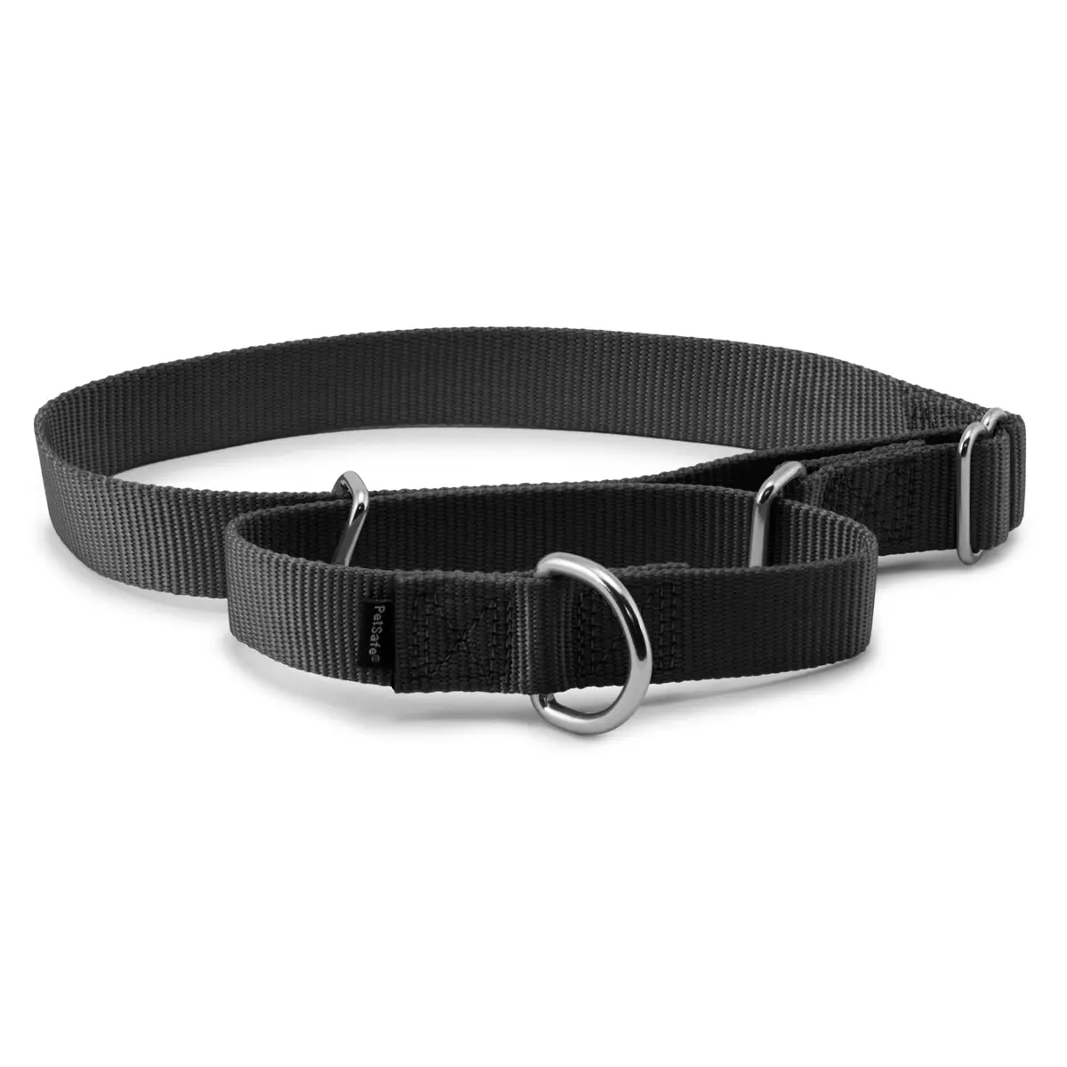 PetSafe Martingale Dog Collar, Black, 1 inch (2.54 cm) Width, Large | Prevents Escape & Offers Control - main product image