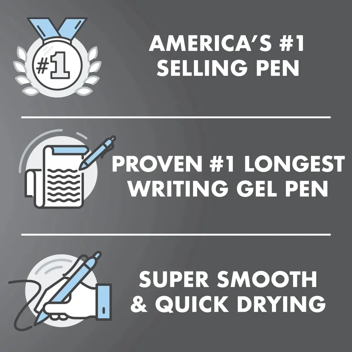 Pilot G2 Premium Gel Roller Pens, Fine Point 0.7mm, Navy Ink, 12 Count Pack | Smooth Writing for Students & Office - view 5