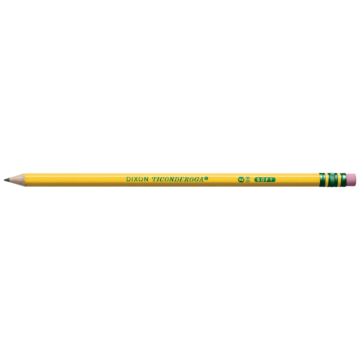 Ticonderoga Wood-Cased Pencils, Pre-Sharpened, HB Soft, Yellow, 12 Count | Writing Instrument for Students & Professionals - view 4