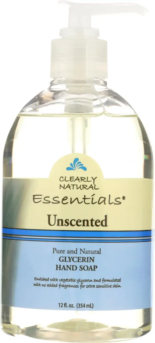 Clearly Natural Unscented Glycerin Liquid Hand Soap 355ml (12 Fl Oz) | Pure & Natural for Sensitive Skin - main product image