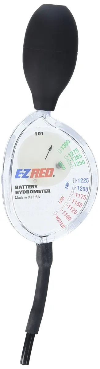 EZRED SP101 Battery Hydrometer Tester | Measures Specific Gravity 1.100-1.300 - main product image