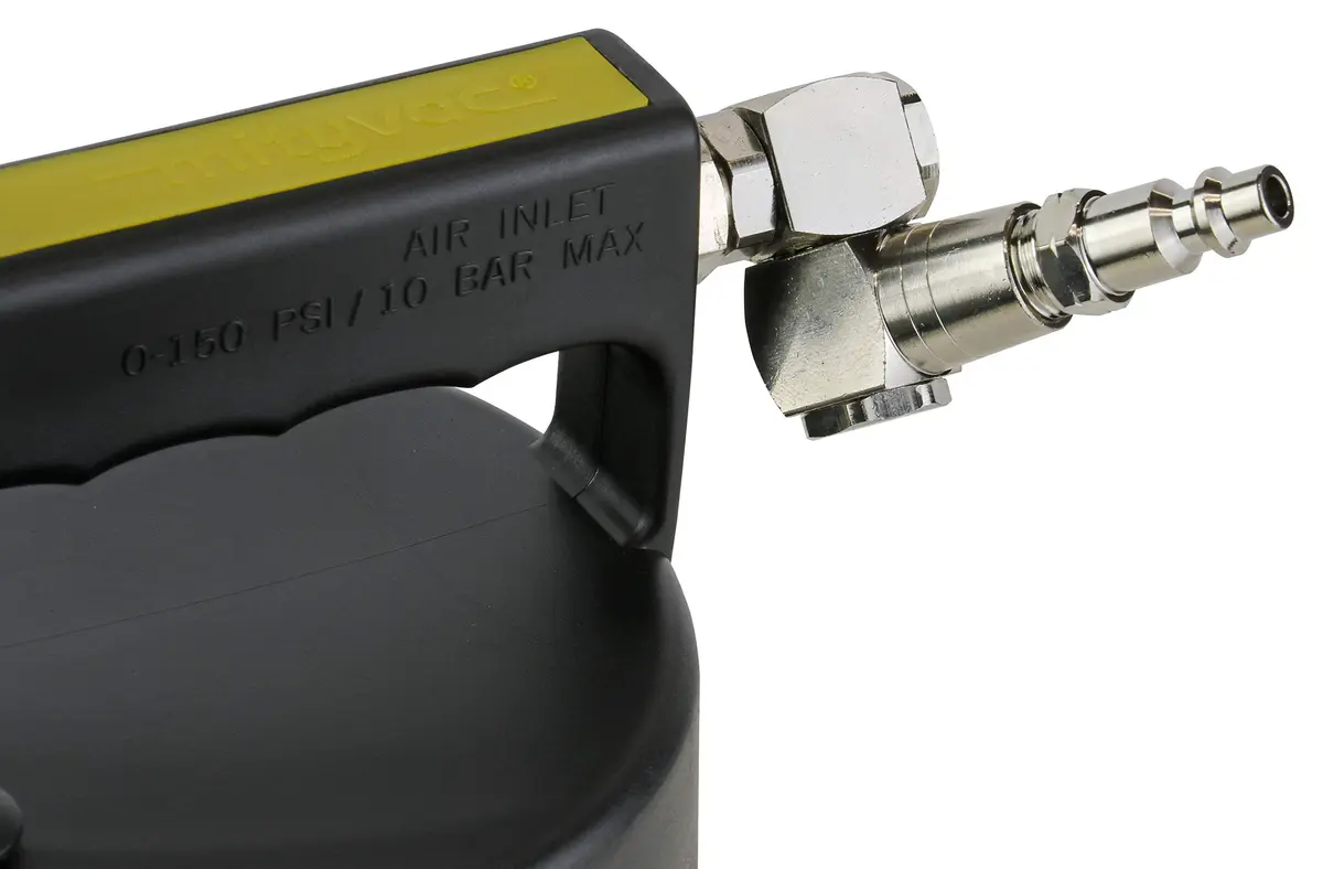 Mityvac Pneumatic Brake and Clutch Bleeding Kit 1.9 Quart Reservoir | Air Operated, Auto Shutoff, Swivel Inlet - view 4