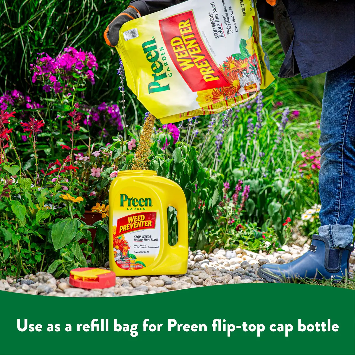 Preen Garden Weed Preventer 13 lb | Up to 3 Months Weed Control in Beds - view 5