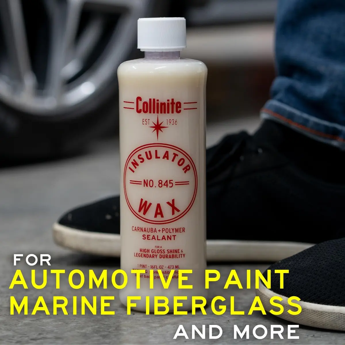 Collinite 845 Insulator Wax 16 Fl Oz | Legendary Carnauba+Polymer Sealant with High Gloss & Long Lasting Protection - view 3