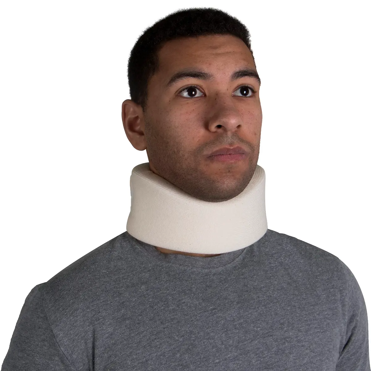OTC Soft Contour Foam Cervical Collar Neck Support Brace, Average 3" Depth, Small | Limits Painful Neck Movements - view 6