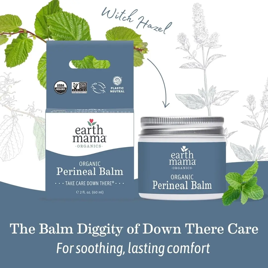 Earth Mama Organic Perineal Balm 2 Fl Oz | Soothing Postpartum & Pregnancy Care - view 7