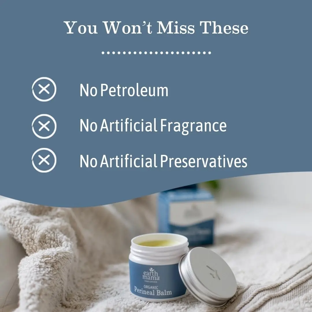 Earth Mama Organic Perineal Balm 2 Fl Oz | Soothing Postpartum & Pregnancy Care - view 3