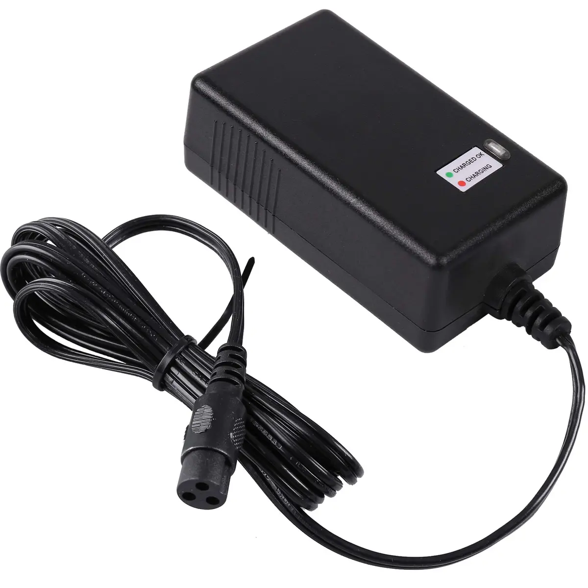 LotFancy 24V 1.5A Electric Scooter Charger | UL Listed, 3-Prong Inline Connector - main product image