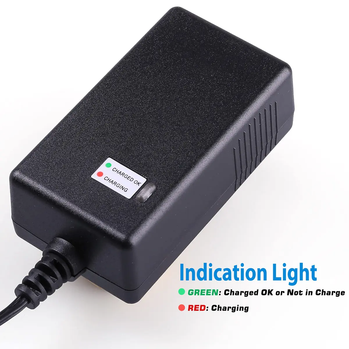 LotFancy 24V 1.5A Electric Scooter Charger | UL Listed, 3-Prong Inline Connector - view 6