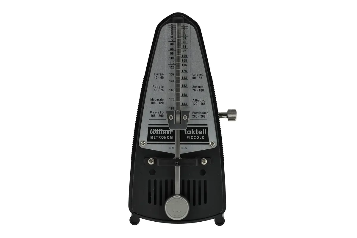 Wittner 836 Taktell Piccolo Metronome, Black | Plastic casing, without bell, German quality - view 2