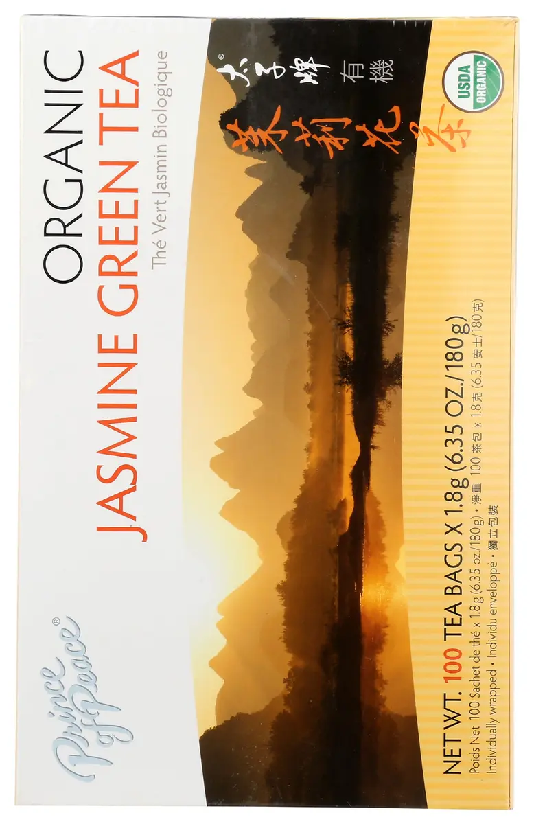 Prince Of Peace Organic Jasmine Green Tea 100 ct | Certified Organic, Antioxidant, Jasmine Infused - view 2