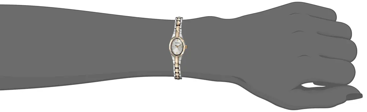 Armitron Women's Two-Tone Dress Watch with Japanese Quartz Movement | 19mm Case - view 3