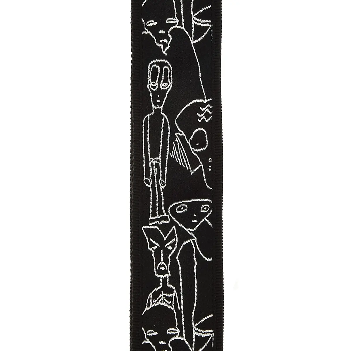 D'Addario 50MM Js Strap, Silver Sketches | Adjustable Guitar Strap with Joe Satriani Artwork - view 2