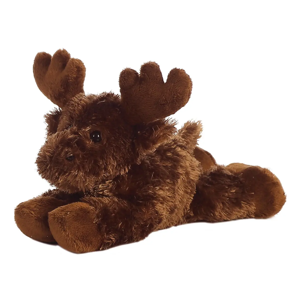 Aurora Adorable Mini Flopsie Maxamoose Stuffed Animal 8-Inch Brown | ASTM-Tested Educational Toy - main product image