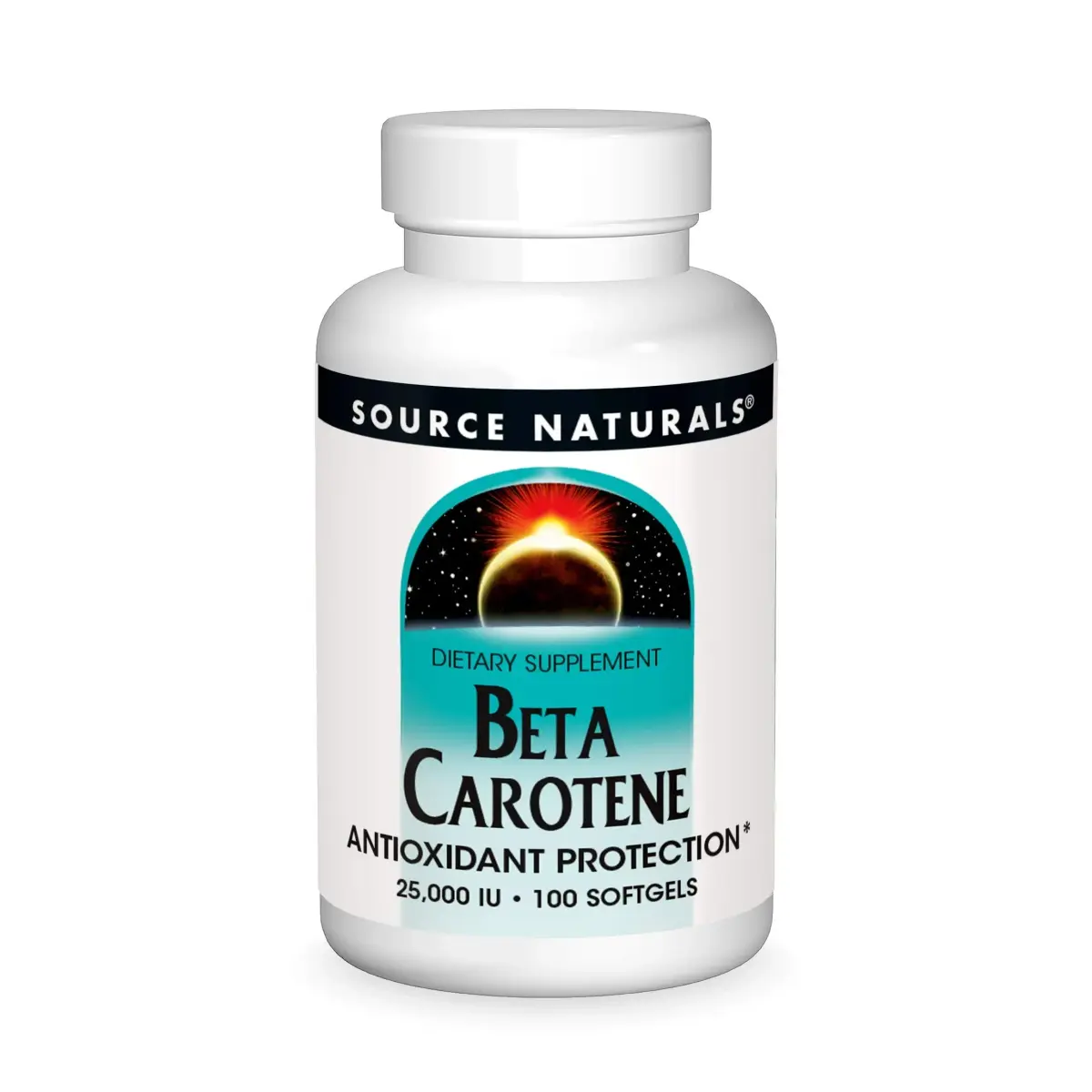 Source Naturals Beta Carotene 7500 mcg (25000 IU) 100 Softgels | Antioxidant Protection - main product image