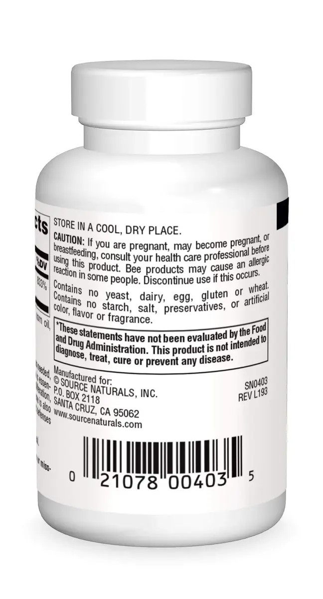 Source Naturals Beta Carotene 7500 mcg (25000 IU) 100 Softgels | Antioxidant Protection - view 2