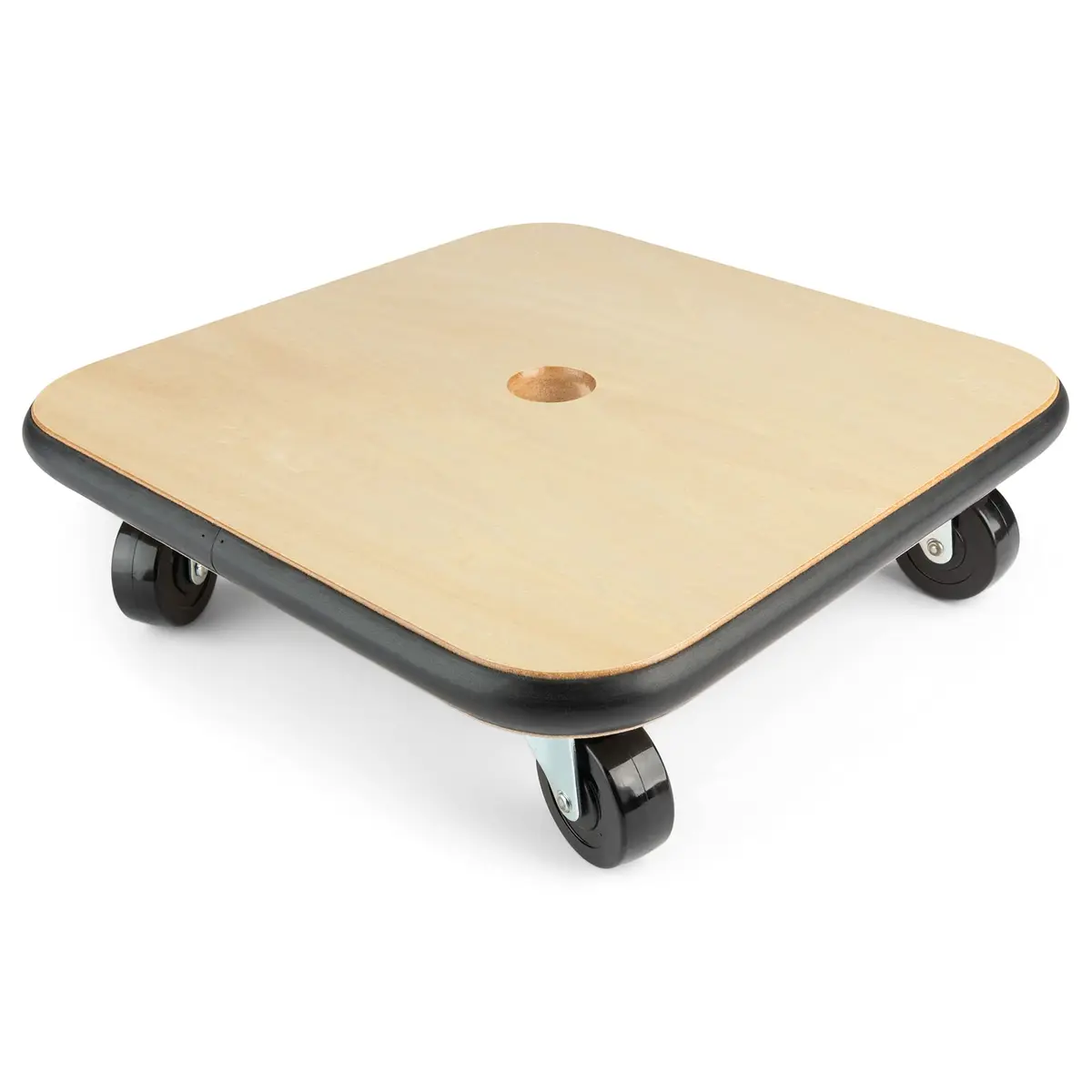 Champion Sports 12" Wood Scooter – Wooden Base with Full Bumper & Swivel Casters for Active Play & PE Class - main product image