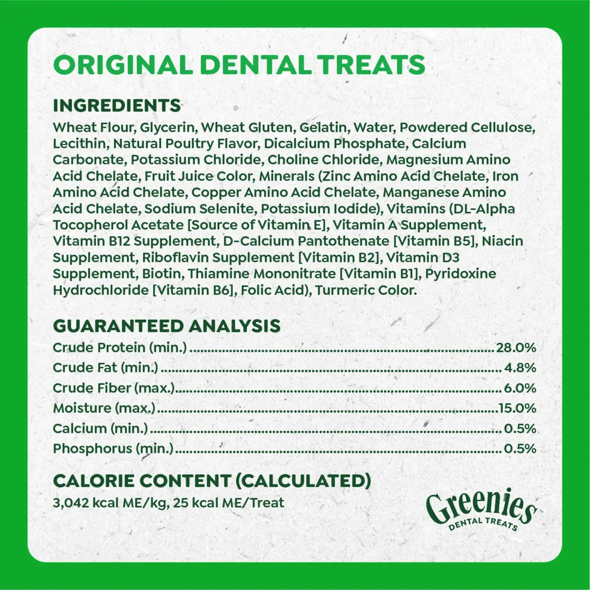 Greenies Teenie Original Natural Dental Dog Treats, Chicken, 65 Count (18 oz / 510 g) | Veterinarian-Recommended Dental Care for Dogs 5-15 lbs - view 3