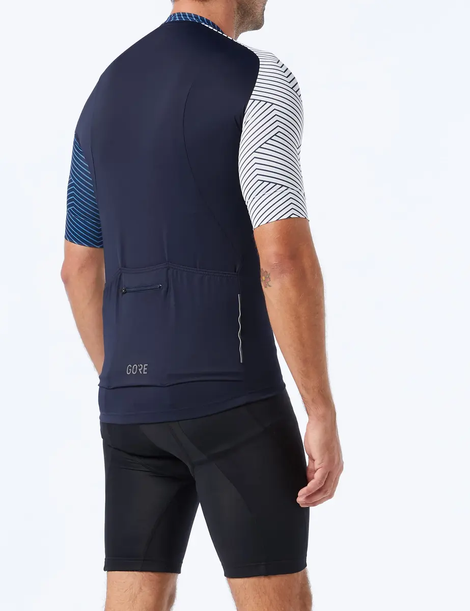 GORE WEAR C5 Men's Short-Sleeved Cycling Jersey XS | Breathable, Wind-Resistant, Moisture-Wicking - view 2