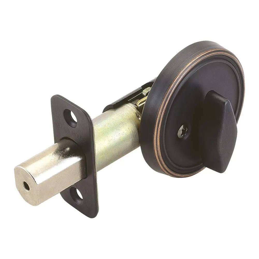 Design House Pro Series Single Cylinder Deadbolt Oil Rubbed Bronze | ANSI Grade-3 Certified Home Security - main product image