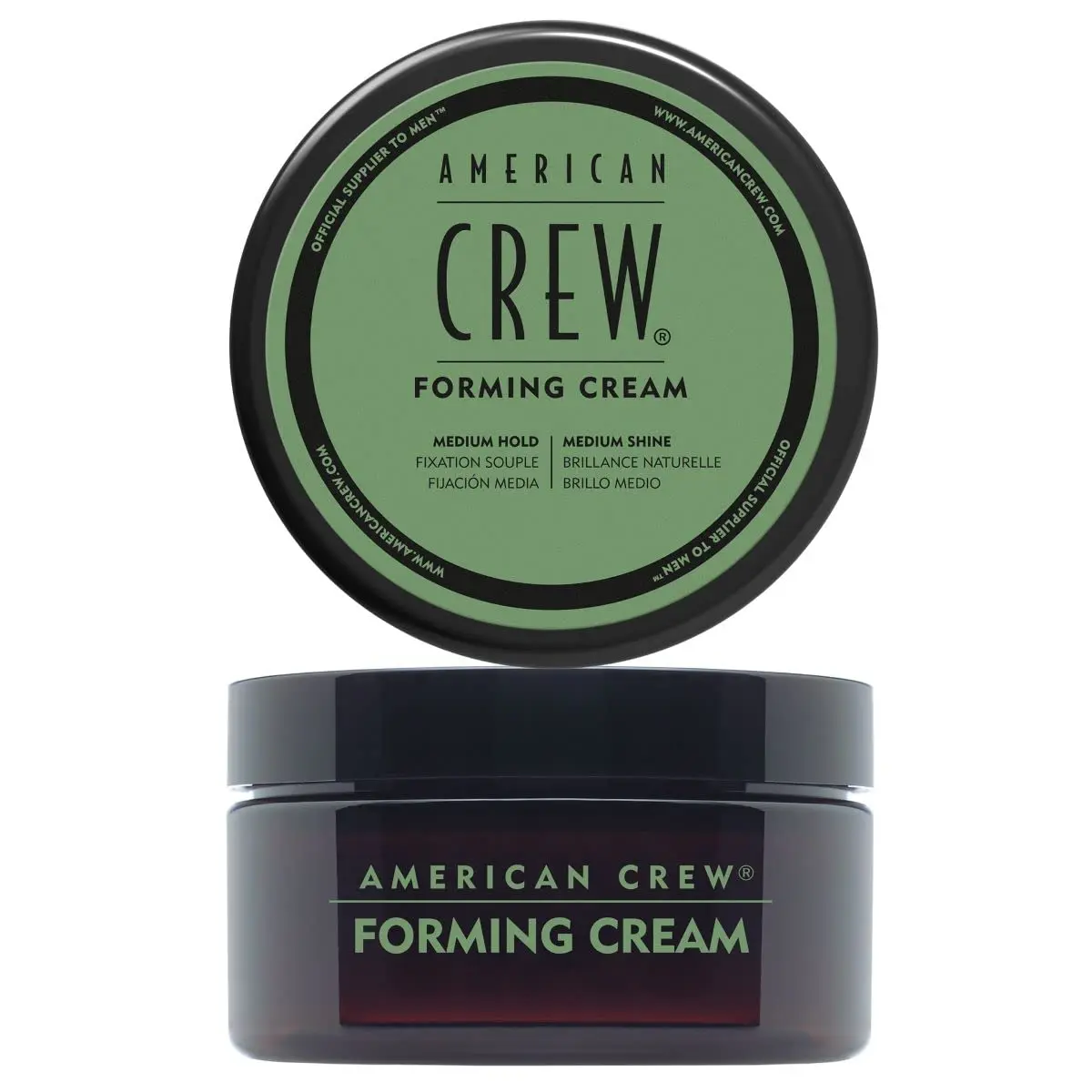 American Crew Forming Cream Hair Styling Product 85ml (3 Oz) | Medium Hold, Natural Shine - main product image