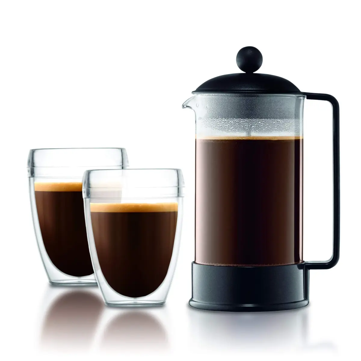 Bodum Brazil French Press Coffee Maker 1L (34oz) | Borosilicate Glass & BPA-Free Plastic - view 7