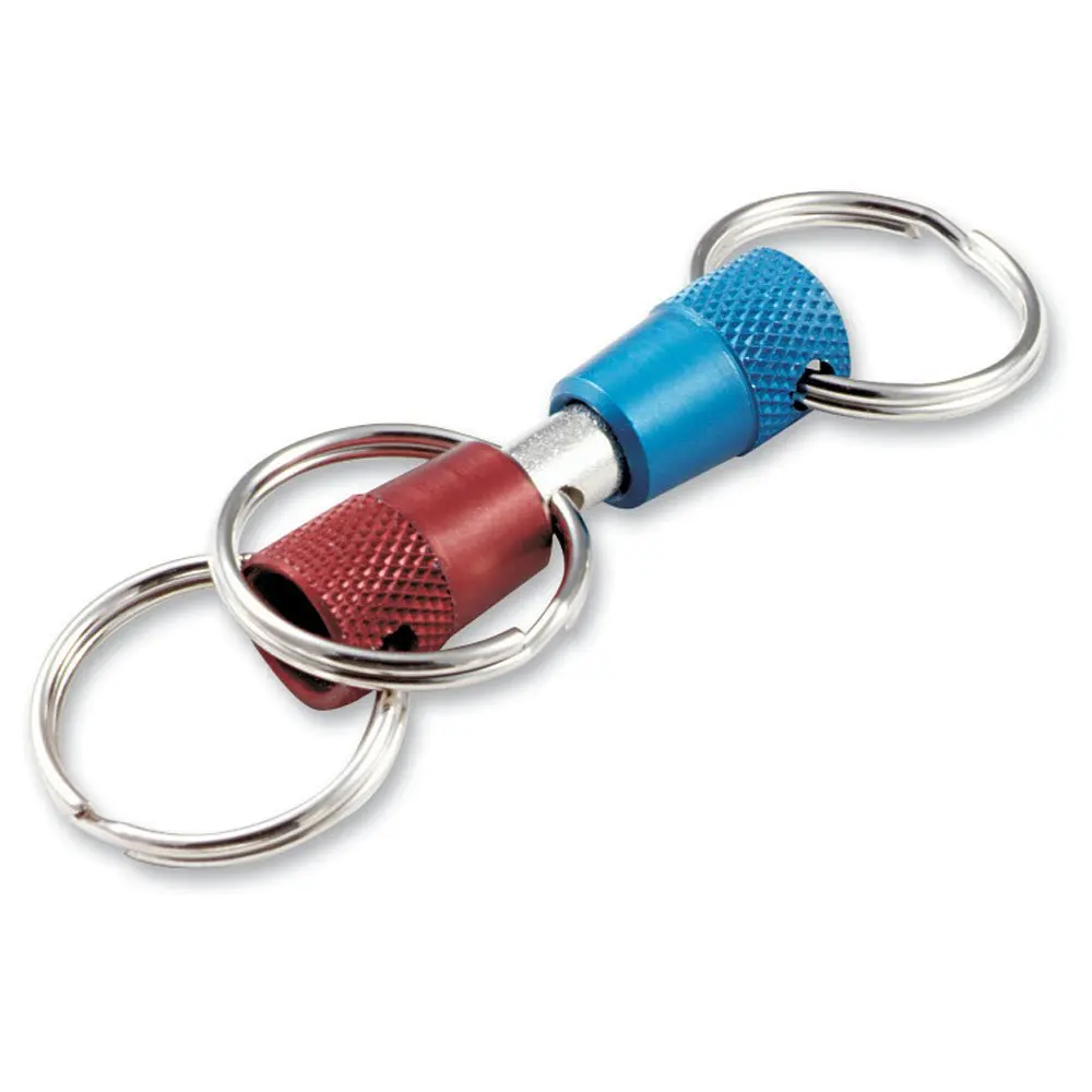 Lucky Line 3-Way Pull Apart Keychain 1 Pack | Sturdy Steel & Anodized Ends - main product image
