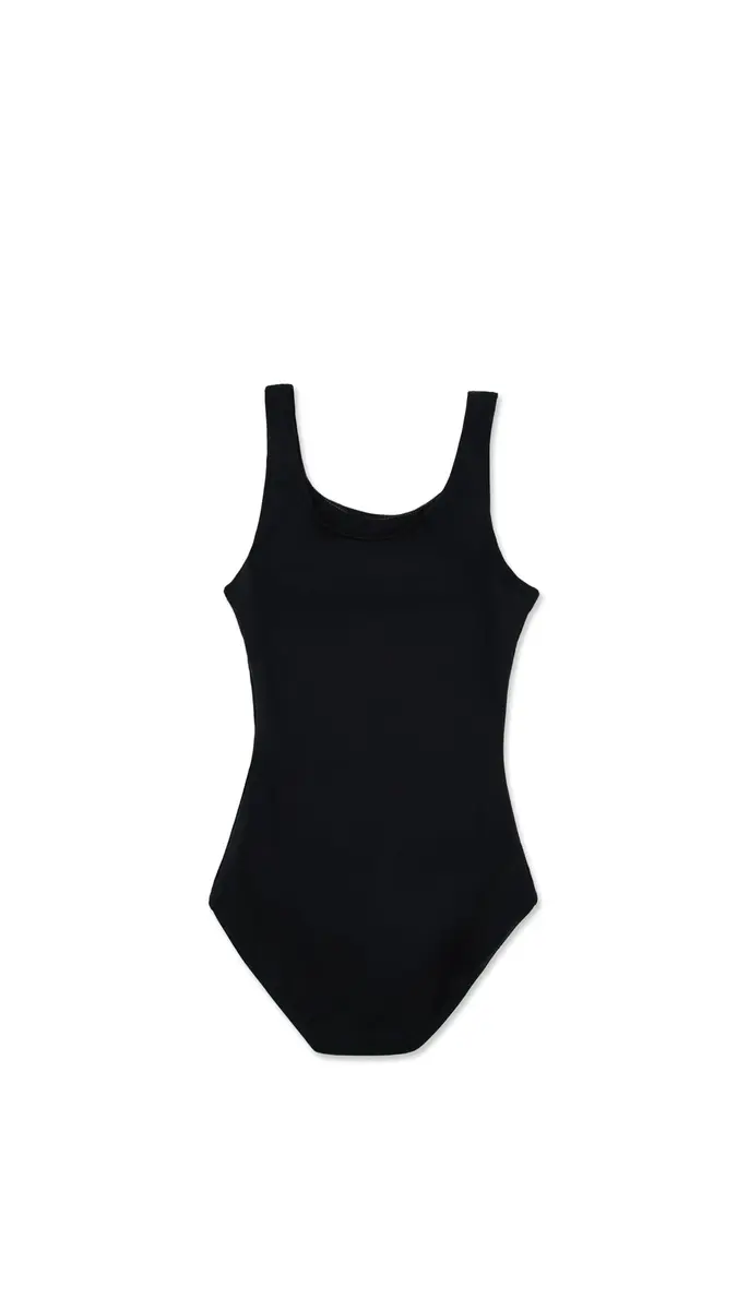 Capezio Tank Leotard Small | Classic V-neck, Sleeveless, Nylon Blend, Black - view 2