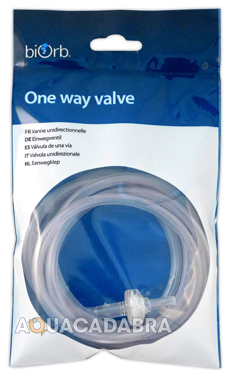 biOrb One Way Valve plus Airline | Aquarium Air Pump Accessory, Clear, 1 Count - main product image