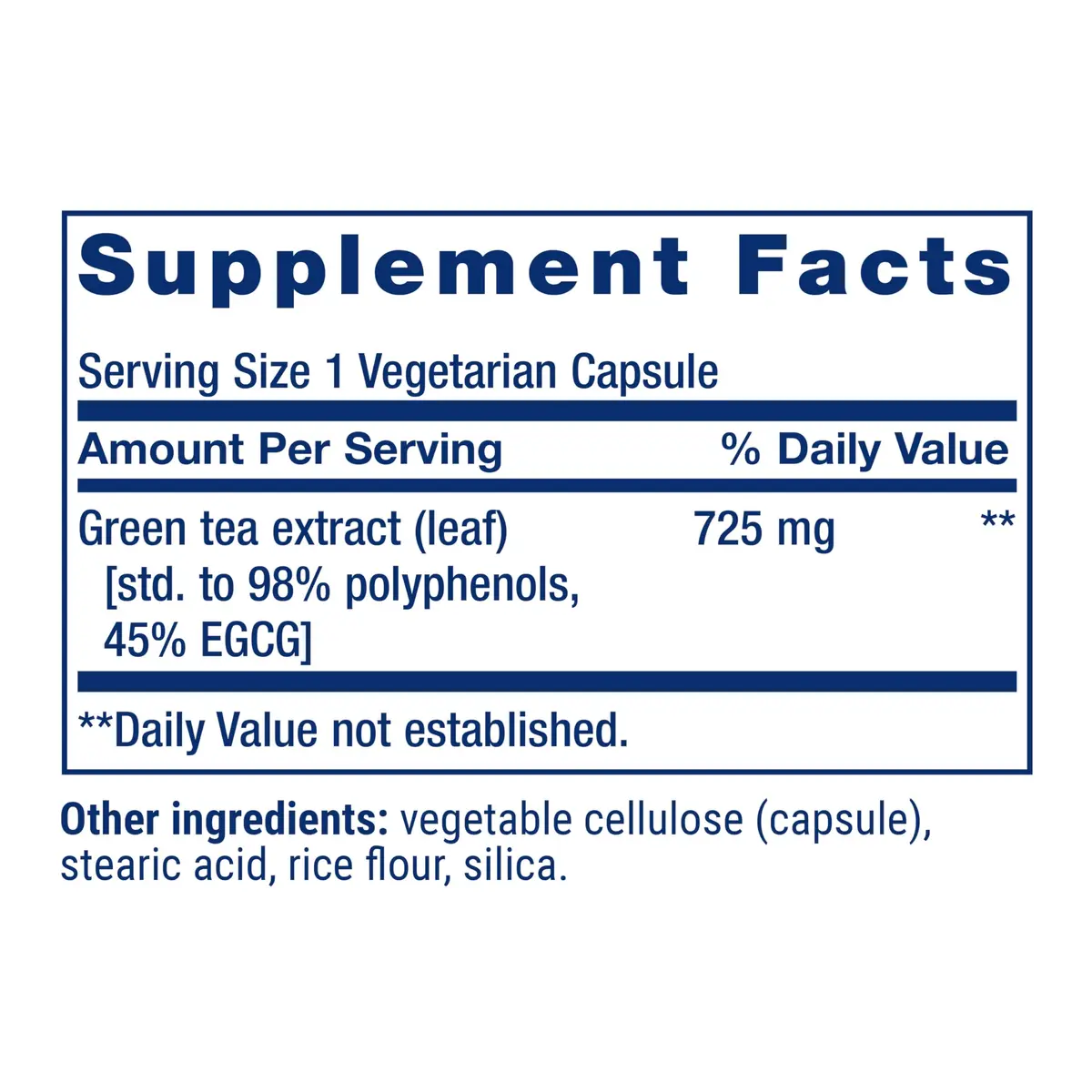 Life Extension Lightly Caffeinated Mega Green Tea Extract, 100 Capsules | Supports Cellular & Heart Health - view 3